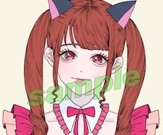 キラキラおめめのかわいいイラストを描きます イメージ1