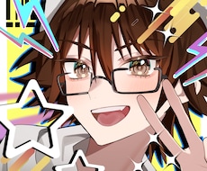 がっつり目を引くアイコン描きます 平均1週間納品！華やか＆儚げなイラストが得意です。男女〇