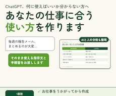 ChatGPTで毎日の作業を減らす使い方を作ります イメージ1
