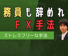 公務員も辞めれたＦＸ手法を教えます ゆったり、ストレスフリー運用。兼業可能な手法です。