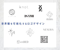 事業の世界観を可視化するロゴをデザインします 充実したヒアリングを通して最適なビジュアル表現を追い求めます
