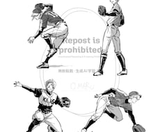 スポーツ姿描きます イメージ1