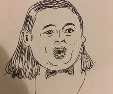 ボールペンで独特なイラスト、似顔絵描きます イメージ1