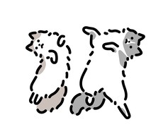 ペットや、お好きな動物をシンプルに描きます ◎シンプルに、ゆるく、特徴を捉えた動物の似顔絵を描きます！