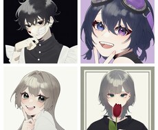 SNSやサムネで使うアイコンイラストを描きます イメージ1