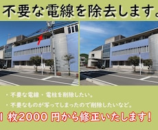 不要な電線を除去します イメージ1
