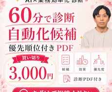 あなたの業務に合うAI活用法を診断します イメージ1