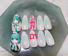 お試し価格で推し様チップお作り致します あなたの推し様をお爪に宿します