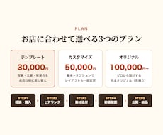 飲食店・カフェのおしゃれなホームページを作ります イメージ1
