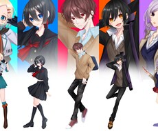 TRPGやゲーム等で使える立ち絵を描きます イメージ1