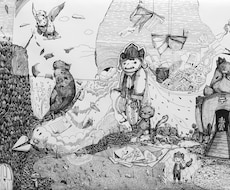 ユニークな「ボールペン画」を描きます イメージ1