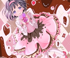 可愛い女の子の絵を描きます イメージ1