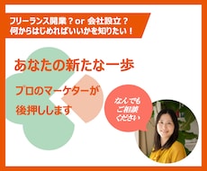 開業・設立の疑問や不安を経験者がお伺いします イメージ1