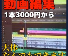 幅広い分野の動画をAdobe製品で編集いたします イメージ1