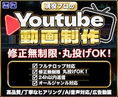 迅速・丁寧・柔軟！現役プロが動画編集代行致します イメージ1
