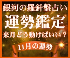 来月（11月）の運気を先取りし最高の月にします 11月を最高の１ヶ月に★西洋占星術×数秘×タロットの融合占術
