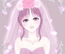 花嫁セミオーダーイラスト｜美しい花嫁描きます イメージ1