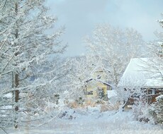 雪・冬景色アート加工写真を販売します イメージ1