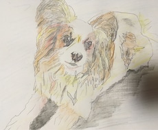 手書きでもデジタルでも】ペットの似顔絵かきます お祝いやプレゼントに♪雰囲気のある似顔絵が欲しいかたへ