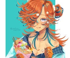 目を引く鮮やかでポップなキャラクターを描きます イメージ1