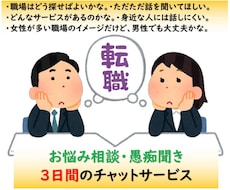 ３日間　介護業界への転職・就職のお悩み伺います 介護現場管理者・施設長・教育担当の経験者が経験を基に伺います