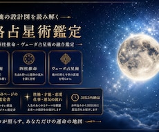 3占術の総合鑑定書をお届けします イメージ1
