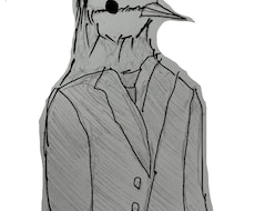 僕が描くような動物人間を描きます