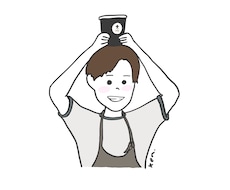 写真からシンプルな人物イラストを描きます イメージ1