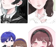 あなただけの似顔絵、アイコン制作します イメージ1