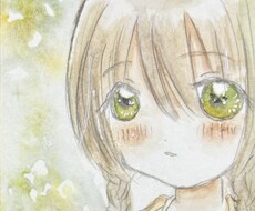 透明水彩であたたかなアイコン描きます /優しいふんわりしたイラスト制作します