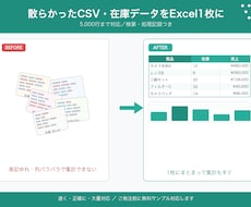 物販ECのデータ整形・集計を代行します イメージ1