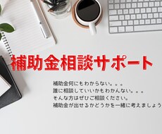 補助金がわからない方の相談にのります イメージ1