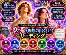 理想の相手との出会いをアカシックで読み解きます どんな人と出会う？相手の特徴・時期・ご縁を丁寧に即日鑑定