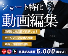 ショート動画編集/高品質で丁寧に編集しますます イメージ1