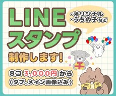 最安値！世界に一つのLINEスタンプ作成いたします イメージ1