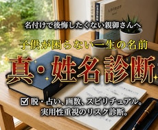 一生困らない名付けを論理的・データから診断します 占い・画数は不使用！お子様が後悔しない名前選びを支えます