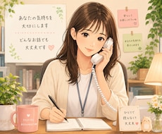 誰かと話したいとき、1分でも電話で聞きます イメージ1