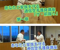 メンタルトレーニングを重視！血の通った、通信空手護身講座「ザ・前蹴り」 イメージ1