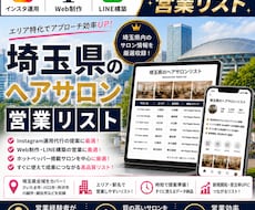 営業しやすい埼玉県のヘアサロンリストを売ります イメージ1