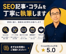 SEO記事・コラム記事を丁寧に執筆します イメージ1