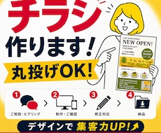 丸投げOK! 売れる・伝わるチラシ作ります イメージ1