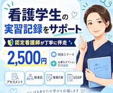 看護学生の実習記録を個別添削します イメージ1