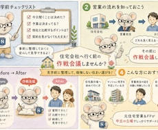 元住宅営業が見学前に作戦会議します イメージ1