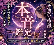 愛するお相手の裏顔と本音を霊聴と霊視で丸裸にします イメージ1