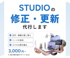 STUDIOスタジオの修正、カスタマイズ代行します イメージ1
