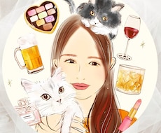 イラストアイコン作成します 優しいタッチでおしゃれな女性のファッションイラストを描きます