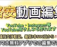 なんでも動画編集します イメージ1