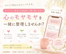 誰にも言えないモヤモヤ、悩み聞きます イメージ1