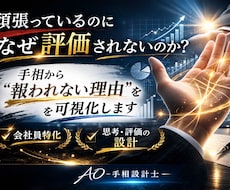 仕事運・評価の伸ばし方を手相で鑑定します イメージ1