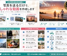 写真からスライドショー動画を制作します イメージ1